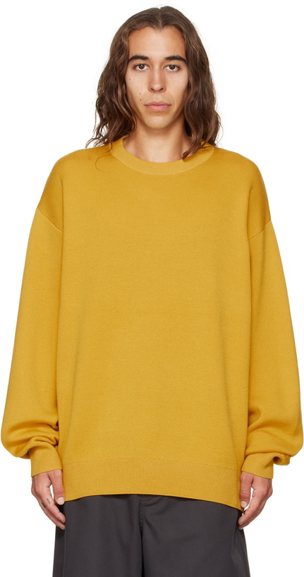 Photo: Acne Studios Yellow Kerdi Sweater