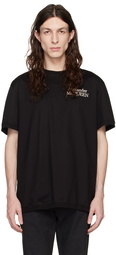 Alexander McQueen Black Embroidered T-Shirt