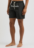 Palm Angels Logo-print Shell Swim Shorts Black