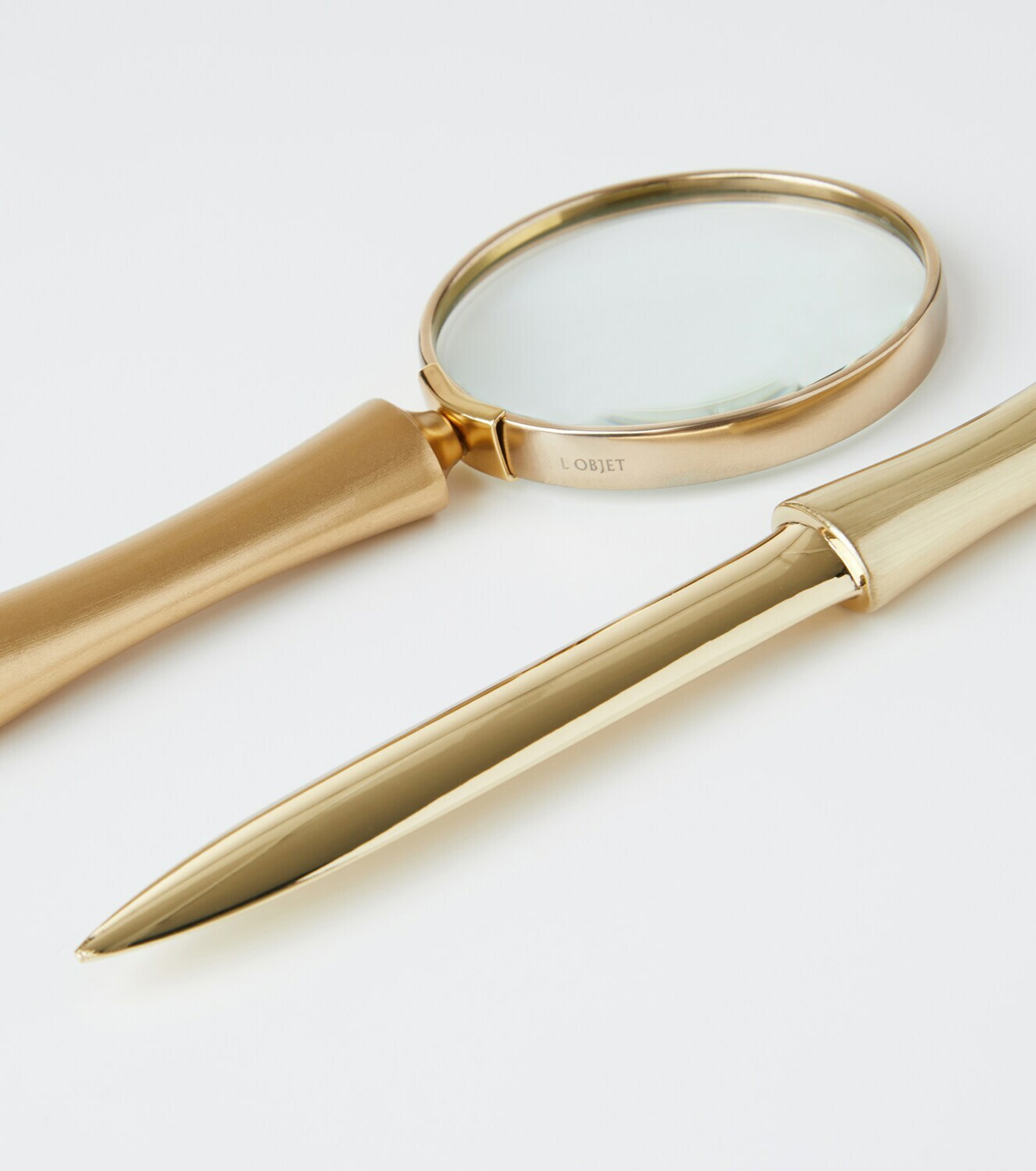 L'Objet Snake Gold Magnifying Glass - Small
