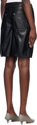 Stand Studio Black Julieta Faux-Leather Shorts