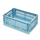 HAY Small Recycled Colour Crate in Light Blue