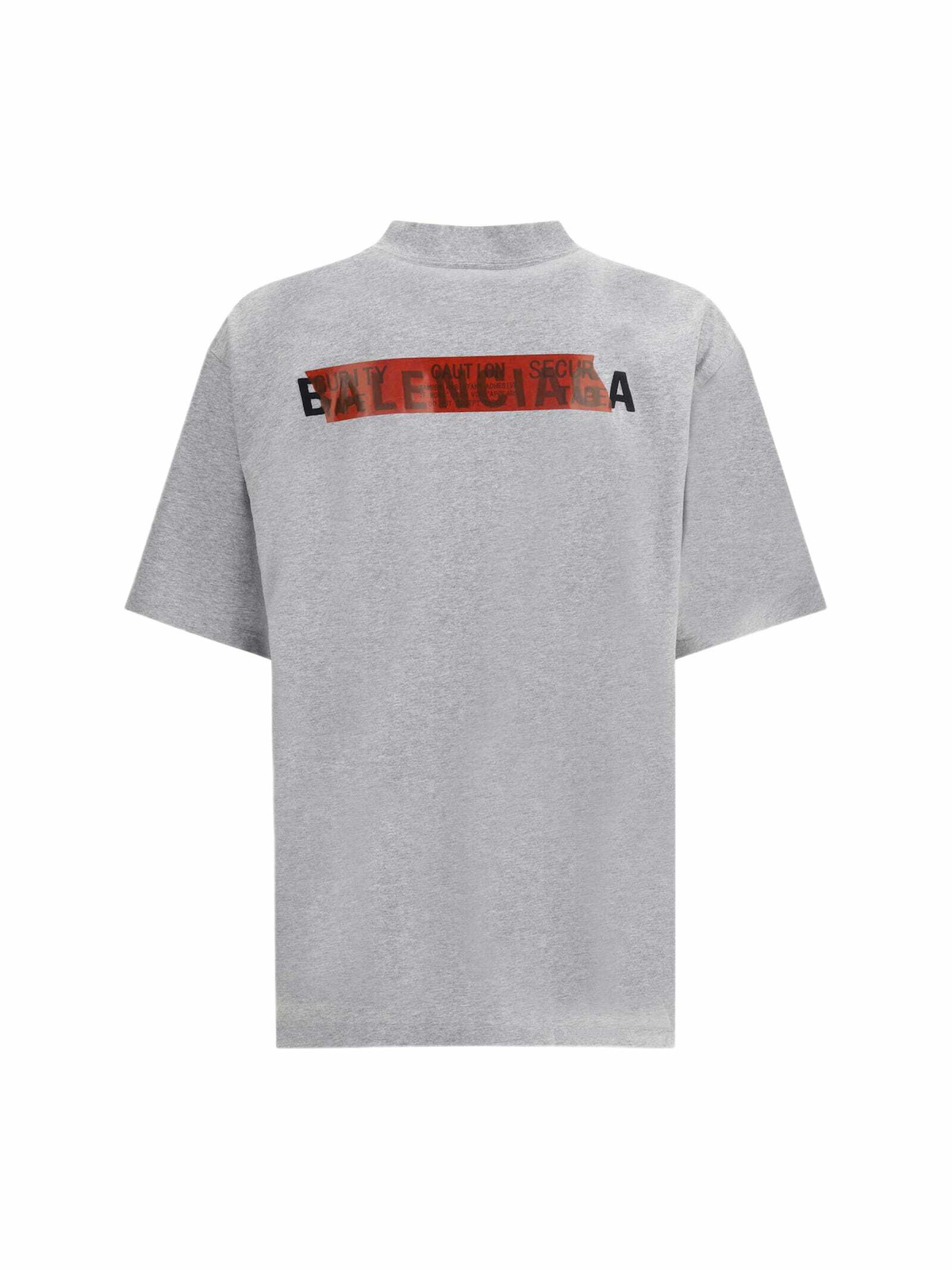T-shirt With Taped Balenciaga Back Motif Balenciaga