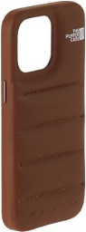 Urban Sophistication Brown 'The Puffer' iPhone 15 Pro Max Case