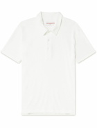 Orlebar Brown - Walcott Modal and Cotton-Blend Terry Polo Shirt - White