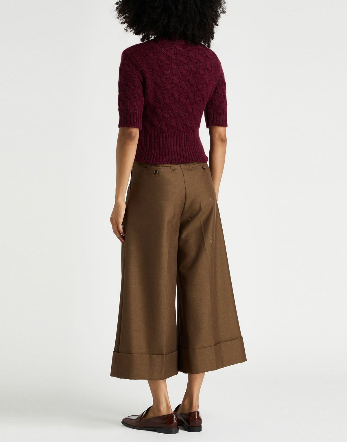 Manila Grace Womens Sweater Burgundy