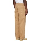 Moncler Tan Cotton Blend Gabardine Cargo Pants