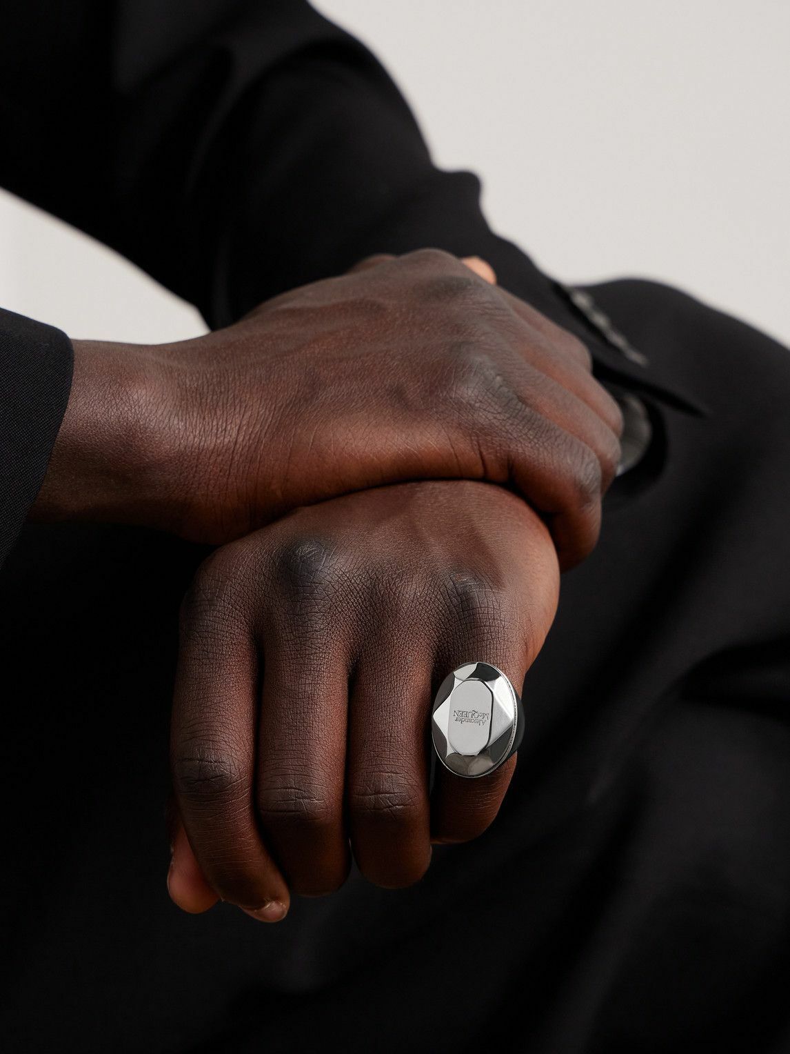 Alexander McQueen - Silver-Tone Ring - Silver Alexander McQueen