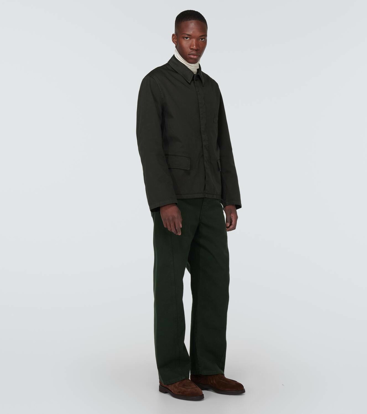 John Lobb Rydal suede Derby shoes