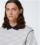 Giorgio Armani Striped cotton polo shirt