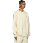 Essentials Off-White Reflective Logo Pullover Crewneck Sweatshirt