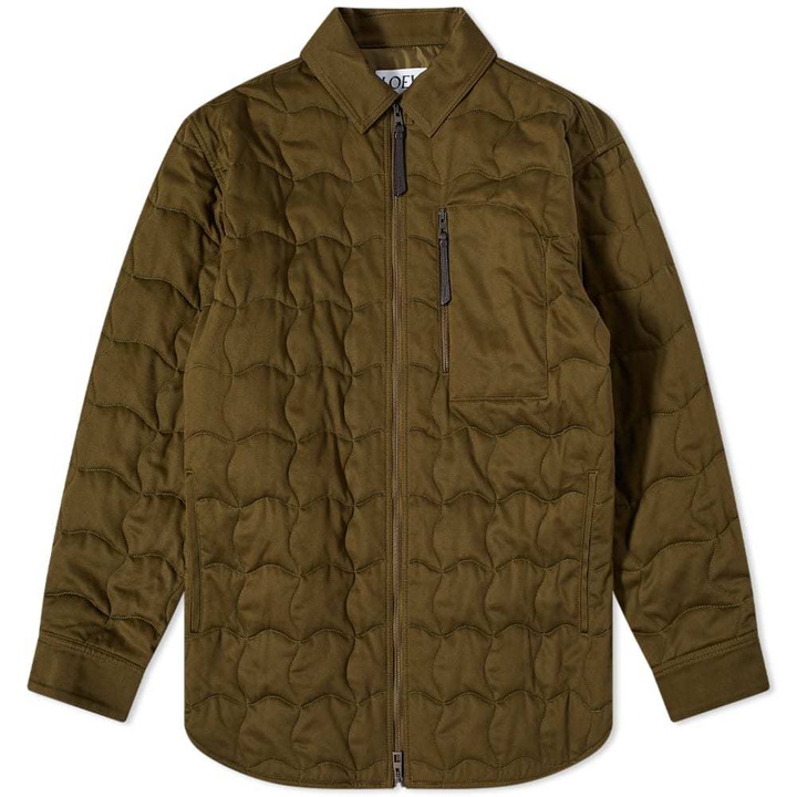 Photo: Loewe Quilted Zip Overshirt