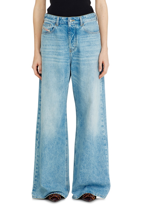 Photo: Diesel Relaxed Jeans Low Waist 1996 D-Sire, Light blue, Button fly
