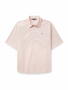 Acne Studios - Sarlie Striped Cotton-Poplin Shirt - Pink