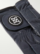 G/FORE - Logo-Appliquéd Leather Golf Glove - Blue