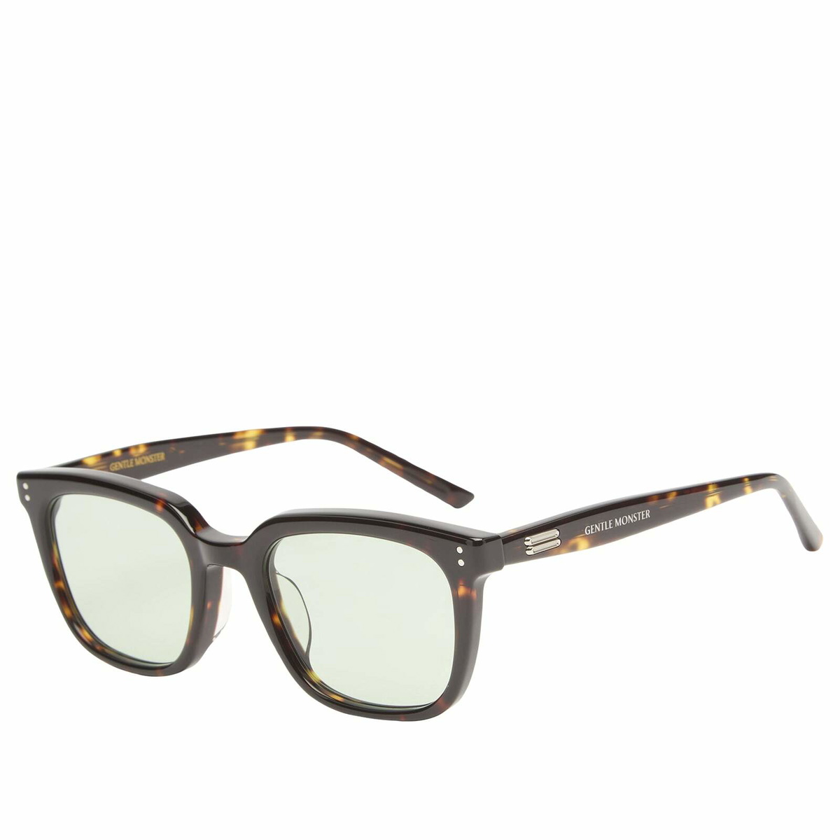 Gentle Monster Daze Sunglasses in Tortoise/Green 
