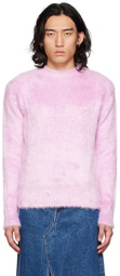 Jil Sander Purple Crewneck Sweater