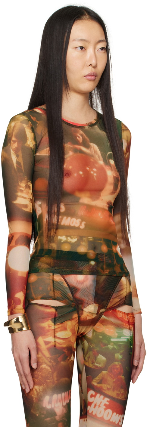 Puppets and Puppets Green Chow Long Sleeve T-Shirt