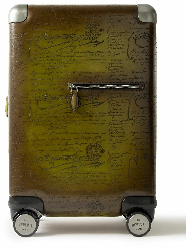 Photo: Berluti - Formula 1005 Scritto Venezia Leather Suitcase