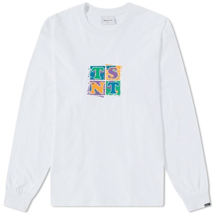 Photo: thisisneverthat Men's Long Sleeve Painted T-Shirt in White