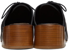 Loewe Black Slip-On Derby Mules
