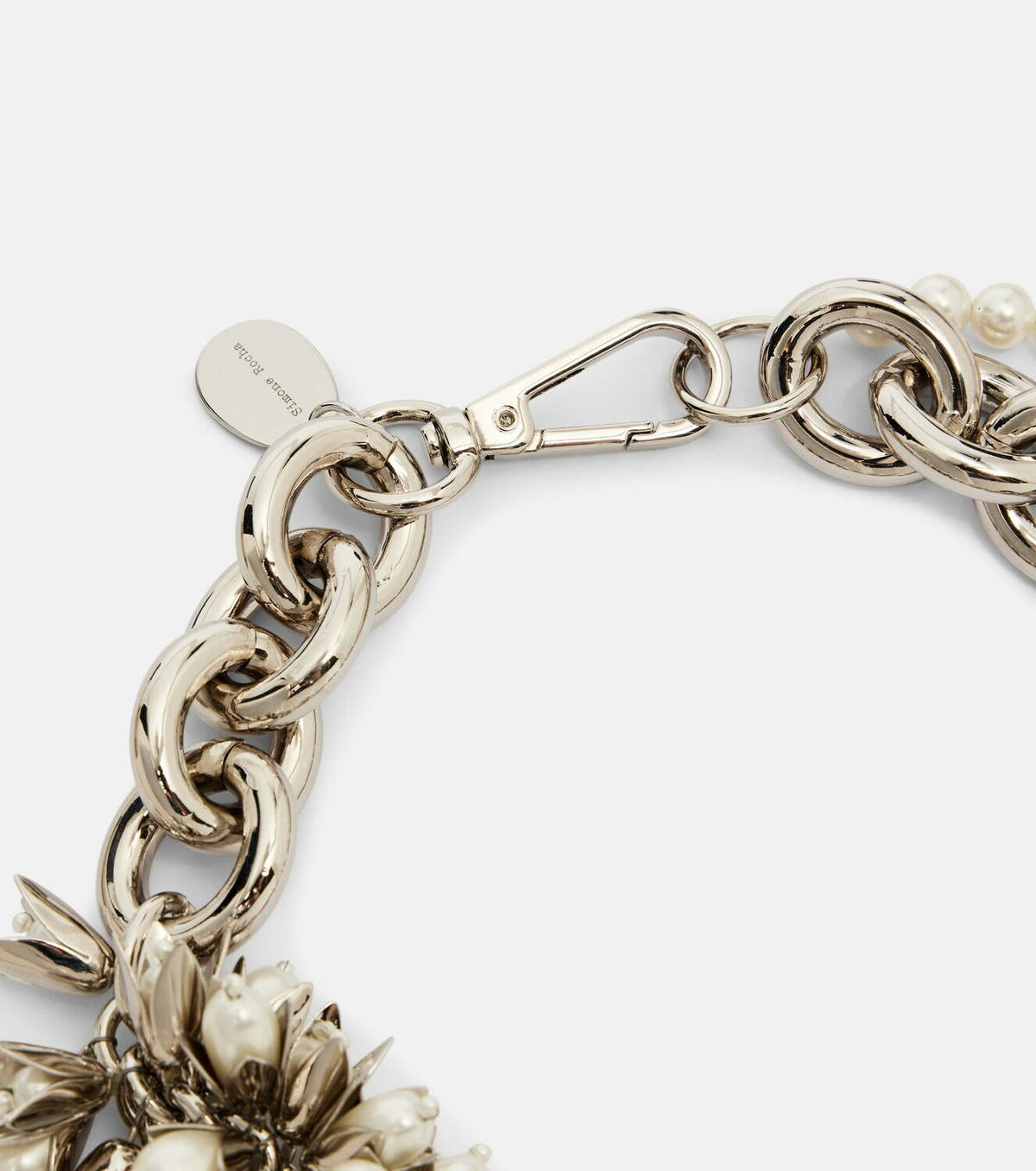 Simone Rocha Embellished faux pearl necklace