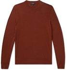 Theory - Slim-Fit Wool Sweater - Brown