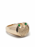 Pascale Monvoisin 9K Yellow Gold Mira Emerald And Diamond Ring