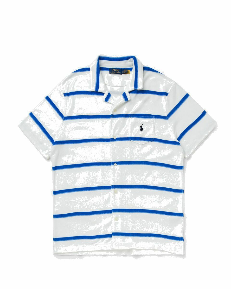 Photo: Polo Ralph Lauren Short Sleeve Sport Shirt Blue - Mens - Shortsleeves