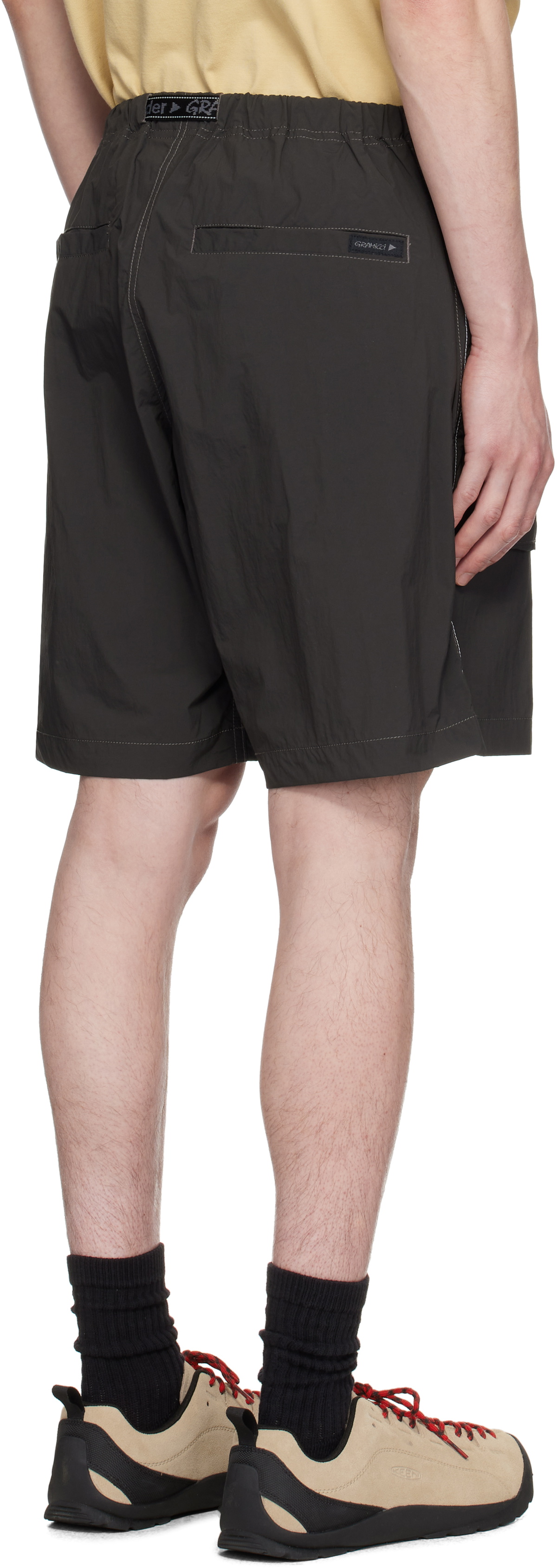and wander Gray Gramicci Edition Brushed Nylon Shorts