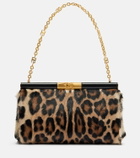 Dolce&Gabbana Marlene Large calf hair shoulder bag