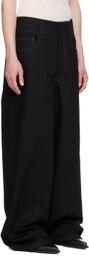 NICOLAS ANDREAS TARALIS Black Plaque Jeans