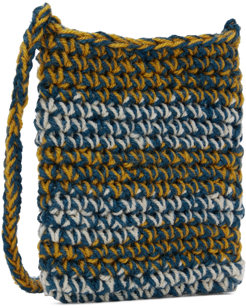 Nicholas Daley Blue & Yellow Neck Bag