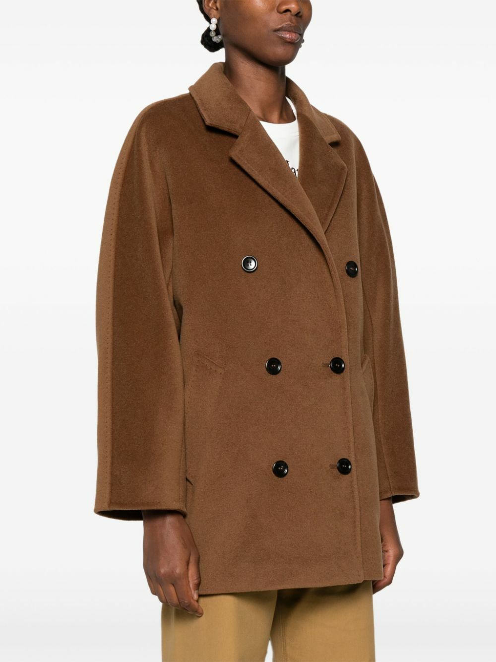 コート MAX MARA WOOL DOUBLE-BREASTED COAT Max Mara Capi Double Face Virgin Wool Coat | Nordstrom
