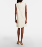 Oscar de la Renta Allium wool-blend minidress