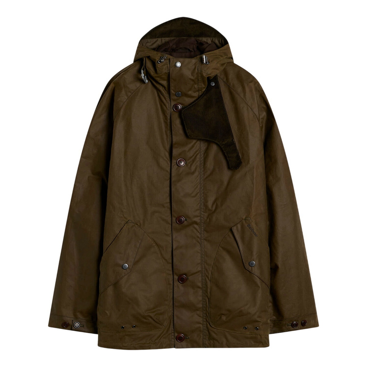 Barbour Green Hooded Hunting Coat Barbour