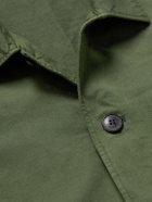 Sunspel - Cotton and Linen-Blend Jacket - Green