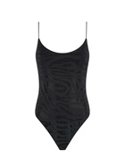 MC2 Saint Barth Woman One Piece Swimsuit With Zebra Rhinestones