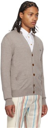 Vivienne Westwood Taupe Buttoned Cardigan
