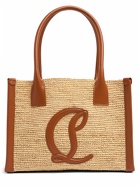 CHRISTIAN LOUBOUTIN Small By My Side Raffia Tote Bag