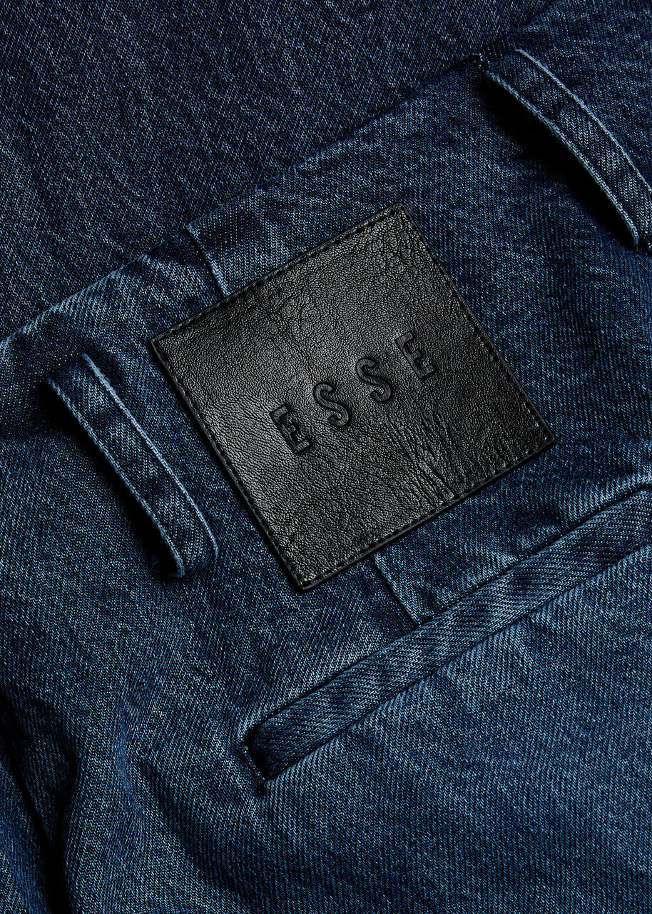 Esse Studios Meki Cocoon Barrel-leg Jeans Blue