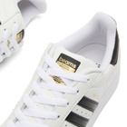 Adidas x Beams Superstar Sneaker in White/Core Black/Gold