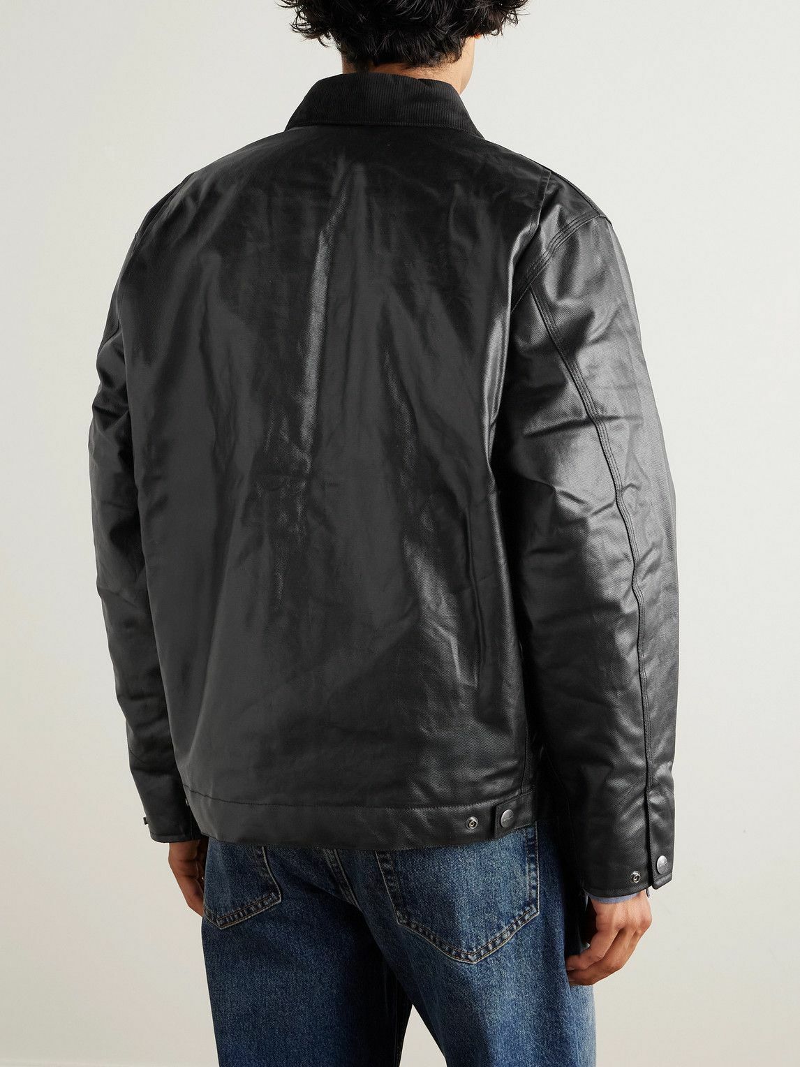 Carhartt WIP - OG Dean Logo-Appliquéd Corduroy-Trimmed Coated