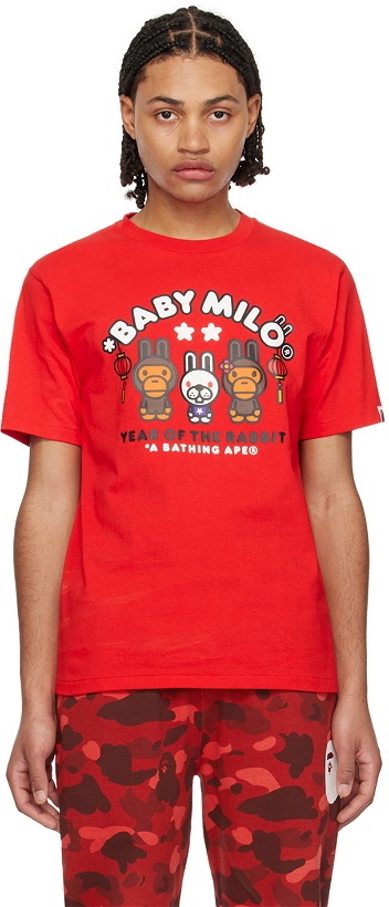 Photo: BAPE Red Baby Milo T-Shirt