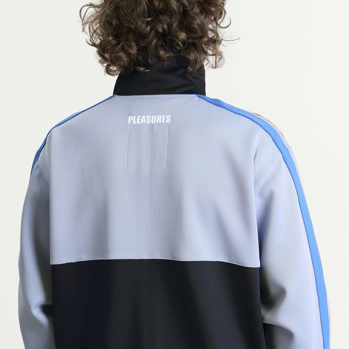 Pleasures Men's x Oasis Forever Track Jacket in Powder Blue