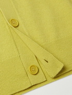 Acne Studios - Keve Logo-Appliquéd Wool Cardigan - Yellow