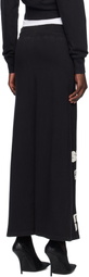 VAQUERA Black 'Runway Star' Maxi Skirt