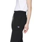 Maison Kitsune Black Classic Tricolor Fox Lounge Pants