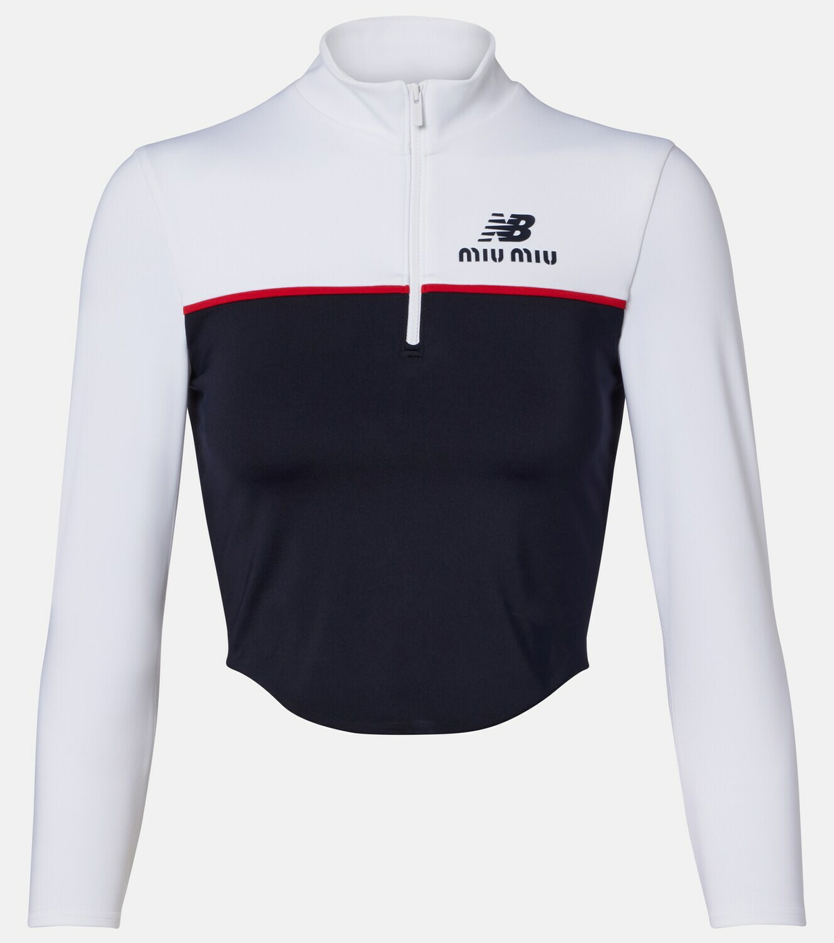 Miu Miu x New Balance jersey crop top