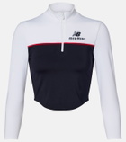Miu Miu x New Balance jersey crop top